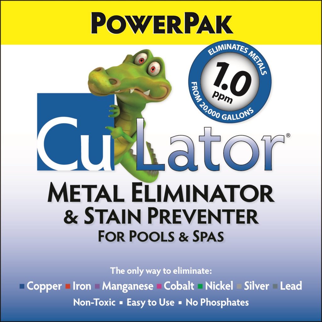 Buy CuLator PowerPak 1.0 Metal Eliminator & Stain Preventer Starter Pack Hot Tub Spa Swimming Pool Water Chemical Treatment